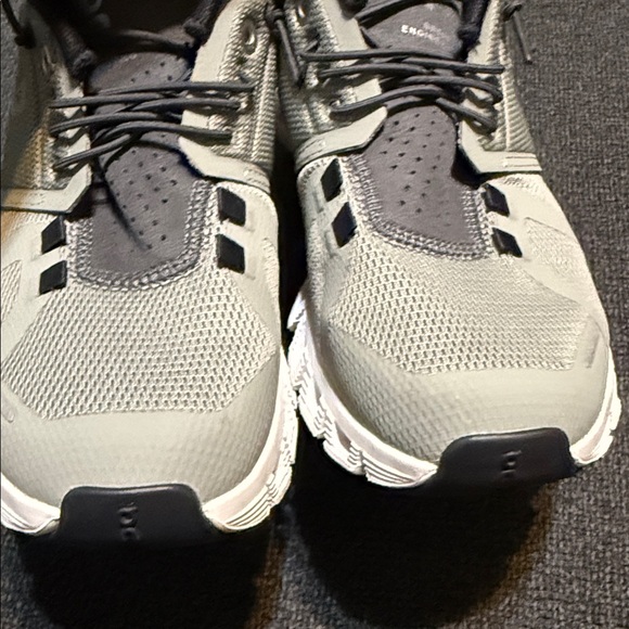 On Running Athletic Shoes in Gray and Black - Picture 9 of 11